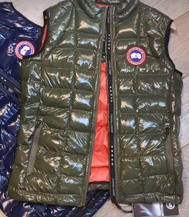 canada goose gilet green
